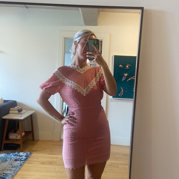 NWOT Sandro Romantic Lace Gavin Dress 4 - Picture 6 of 7